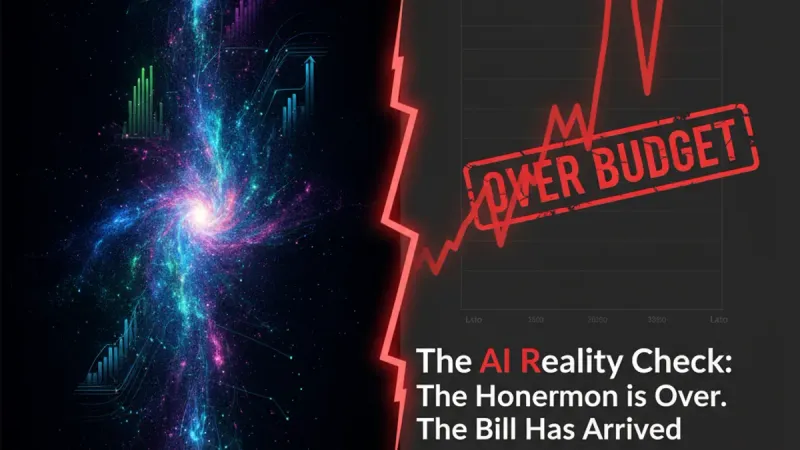 AI Generated Cover for: "We Created a Monster": Why Big Tech Is Slamming the Brakes on AI Spending