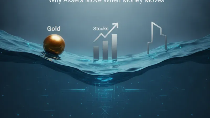 AI Generated Cover for: The Liquidity Law: Why Assets Move When Money Moves