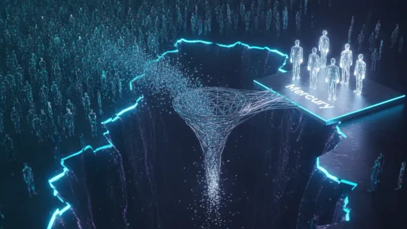 AI Generated Cover for: The Trickle-Down Death: Why Most People Can't Run a One-Person Company