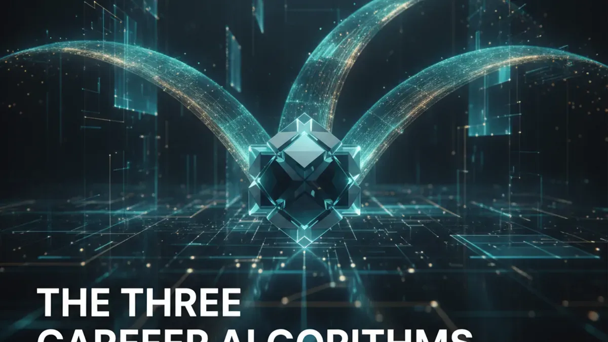 AI Generated Cover for: The Three Career Algorithms Nobody Teaches You